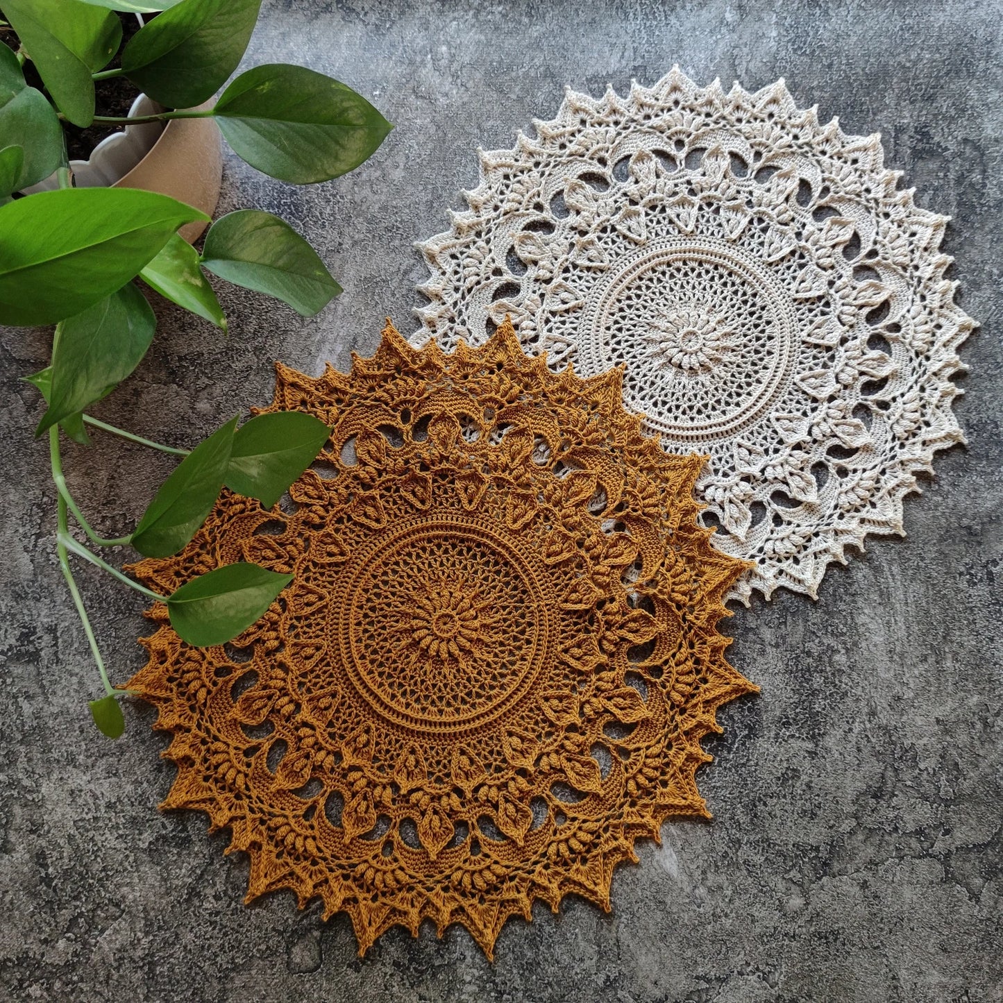 Lily Round Doily – Crochet Pattern