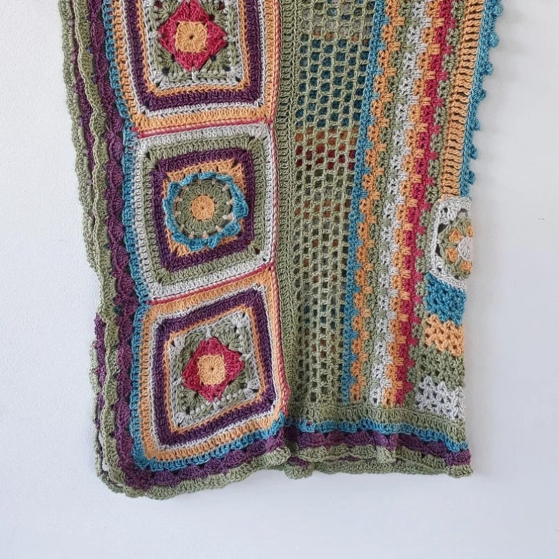 The Scrapsadelic Groovy Blanket - Crochet Pattern