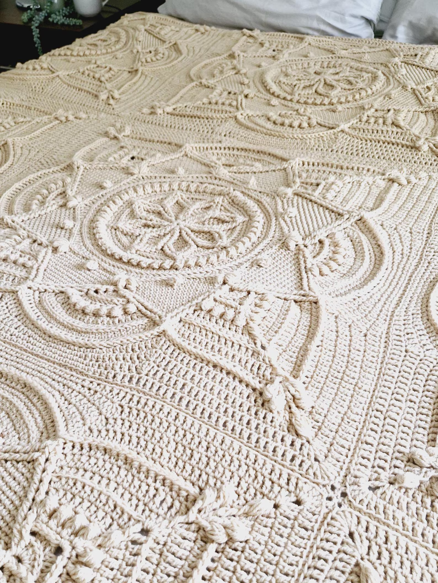 Stellar Bloom Crochet Blanket Pattern
