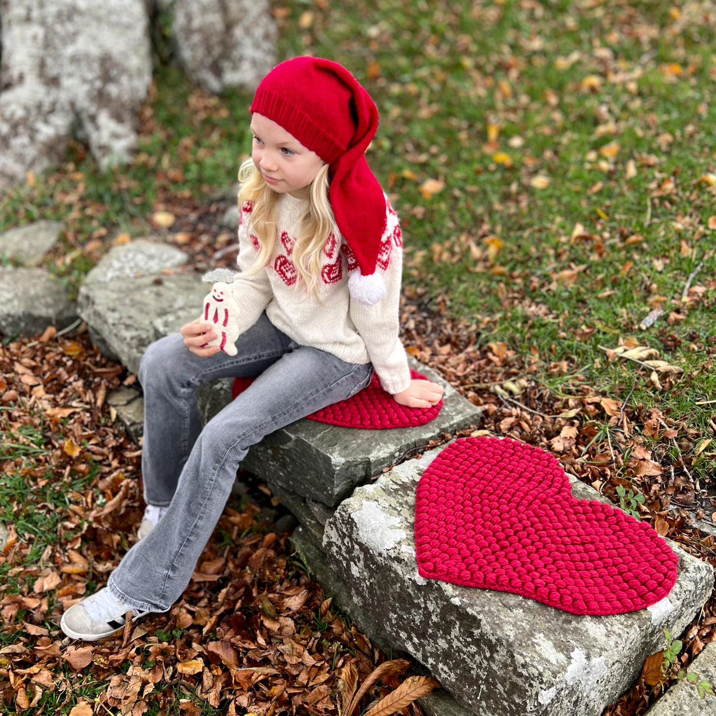 Heart Seat Pad Crochet Pattern