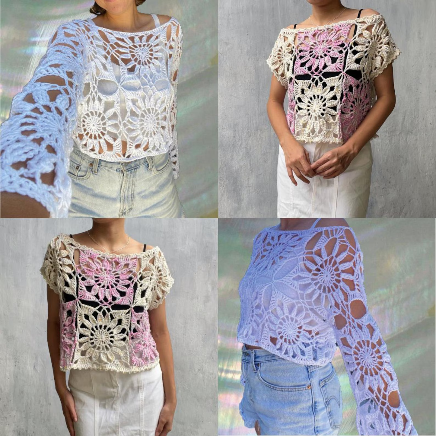 Gerbera Daisy Crochet Top Pattern