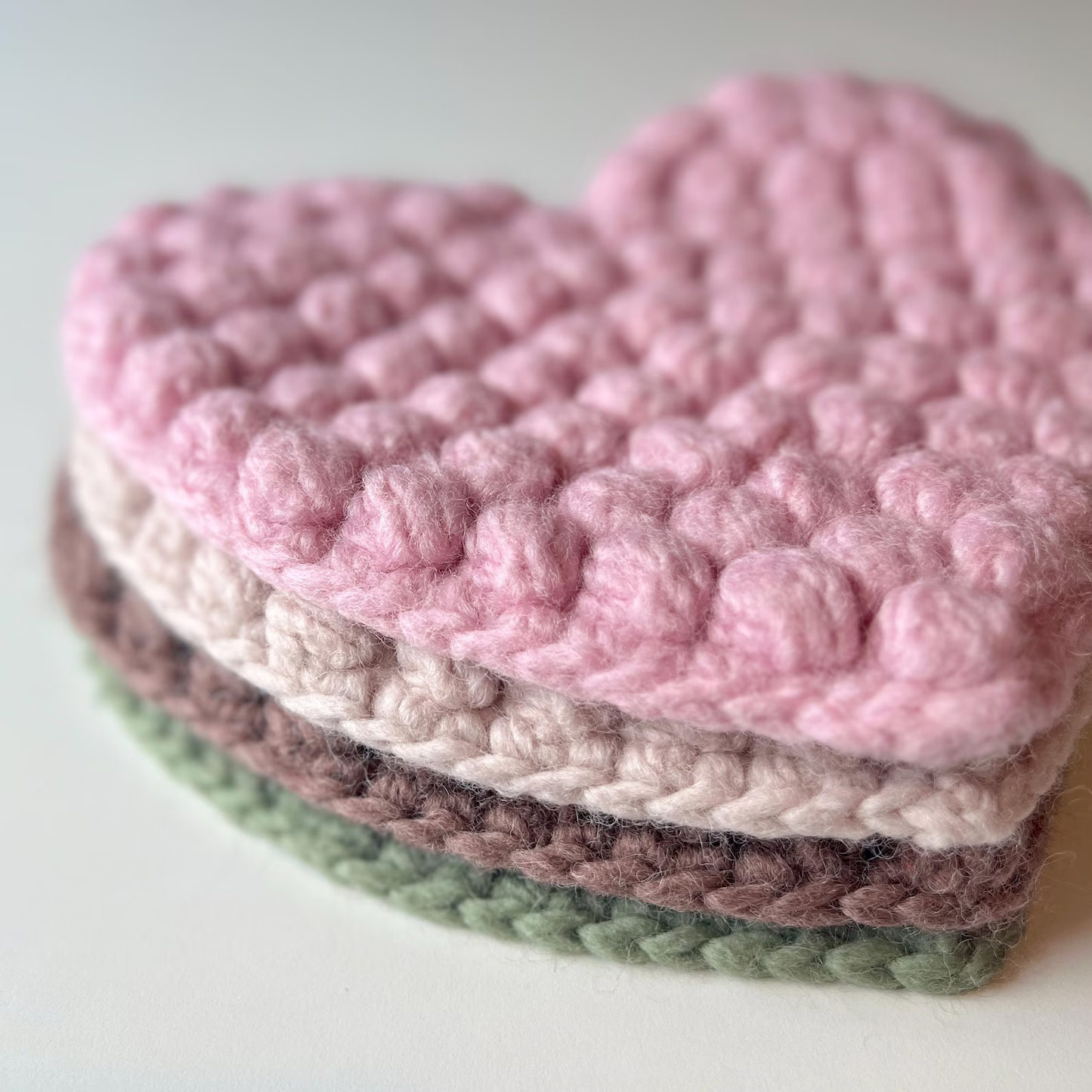 Heart Trivet - Modern and Cute Kitchen Accessories Crochet Pattern