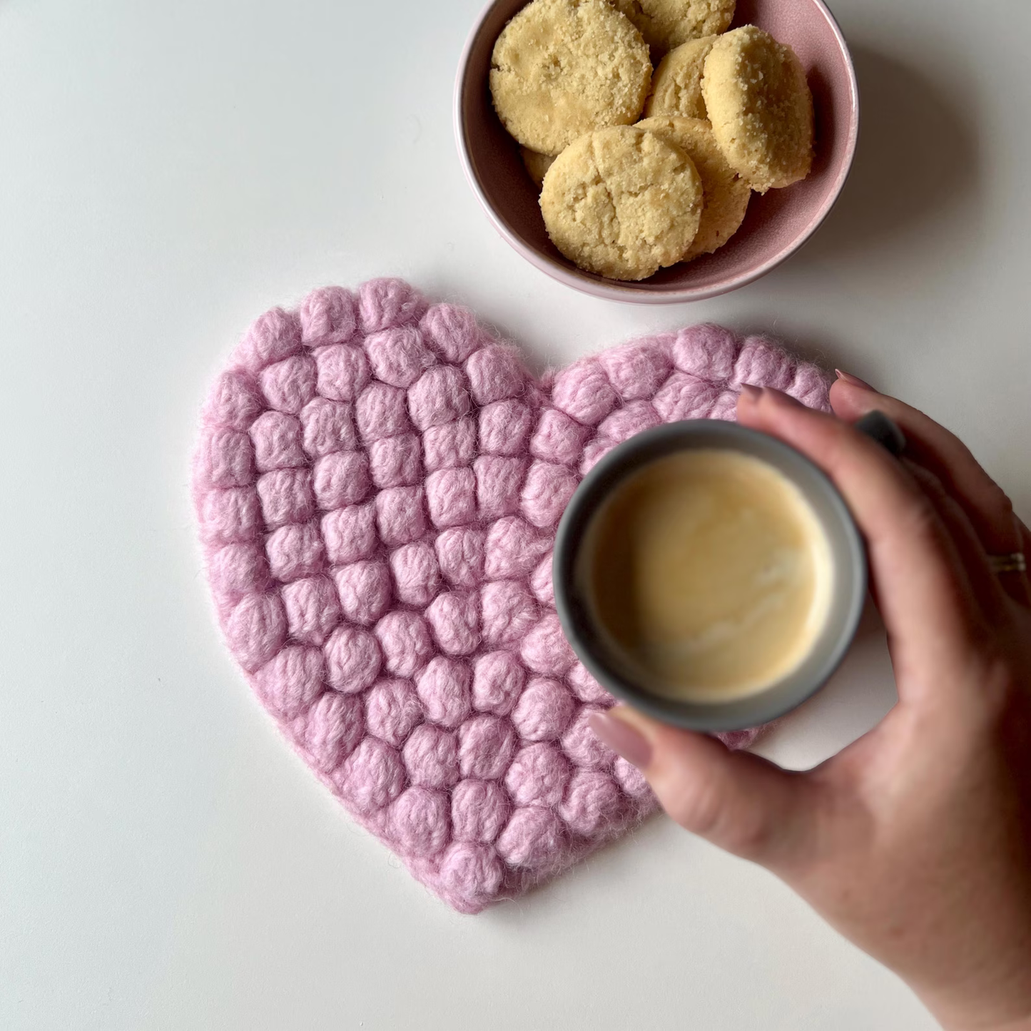 Heart Trivet - Modern and Cute Kitchen Accessories Crochet Pattern