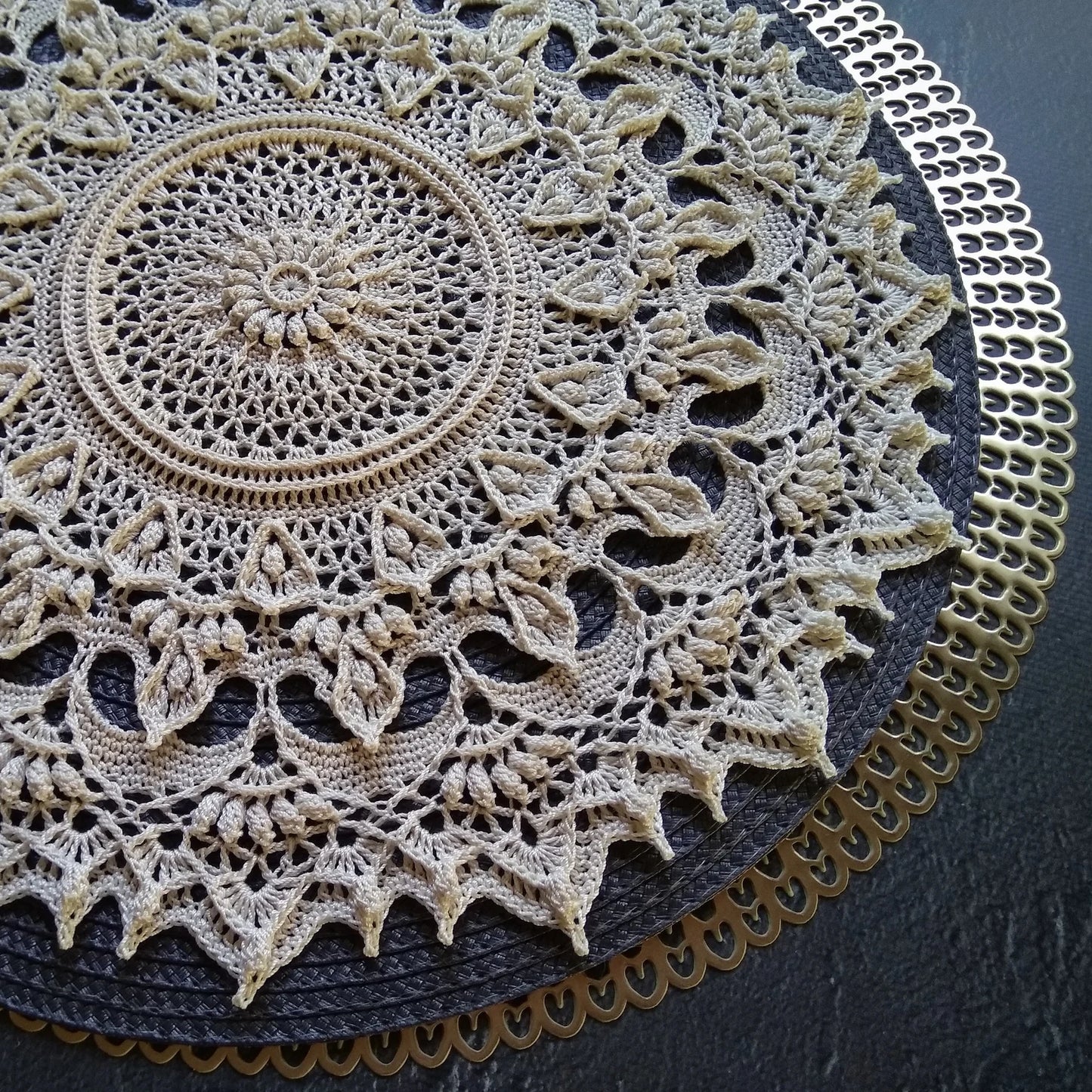 Lily Round Doily – Crochet Pattern