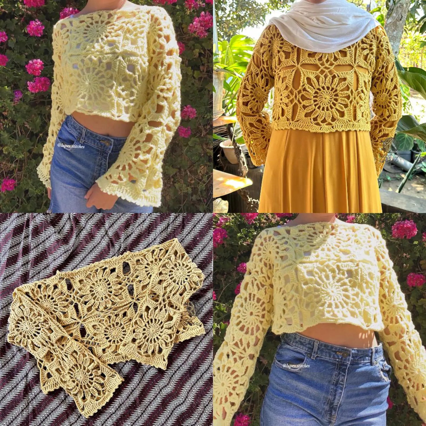 Gerbera Daisy Crochet Top Pattern
