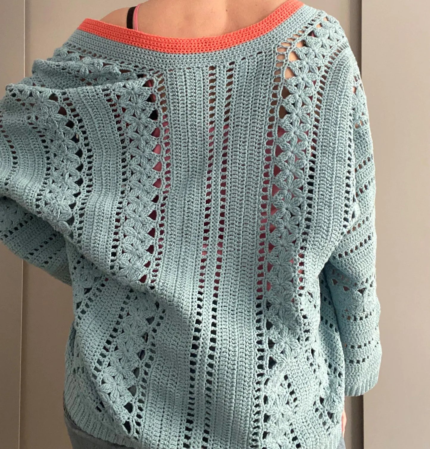 FLORA Sweater Cardigan Crochet Pattern