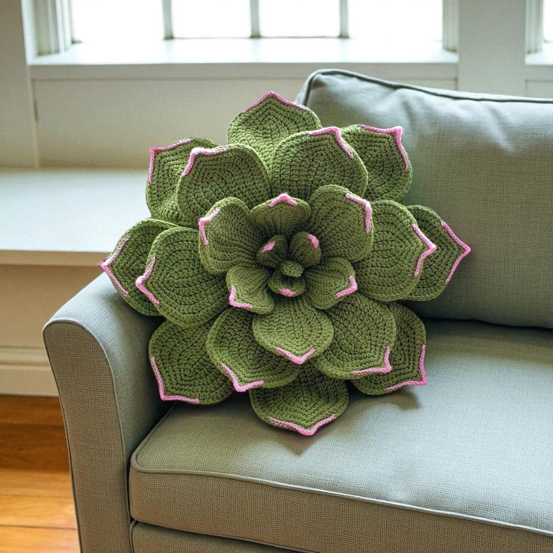 Hen & Chicks Cushion Crochet Pattern