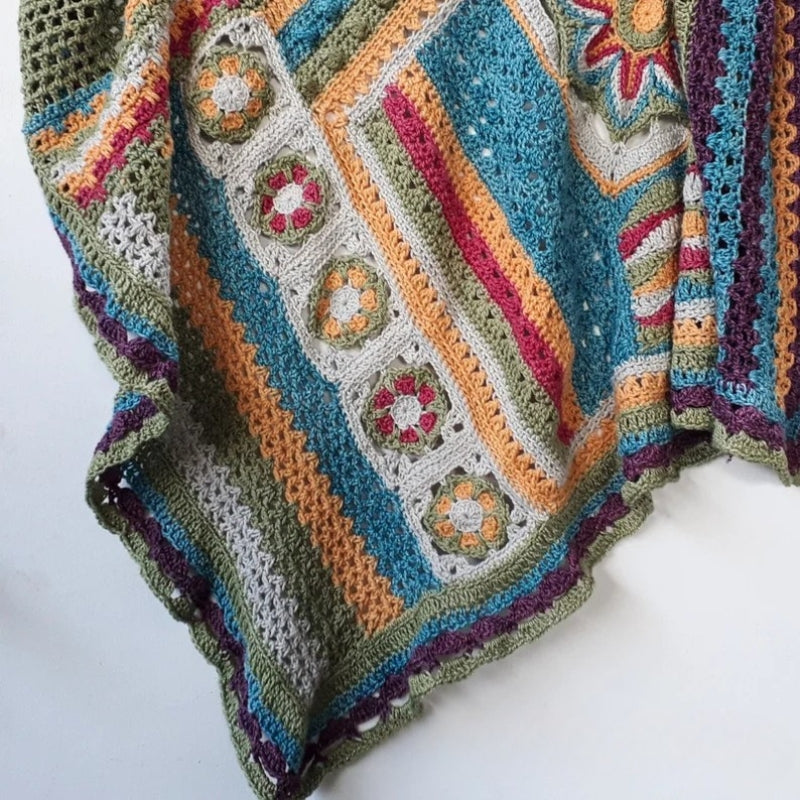 The Scrapsadelic Groovy Blanket - Crochet Pattern