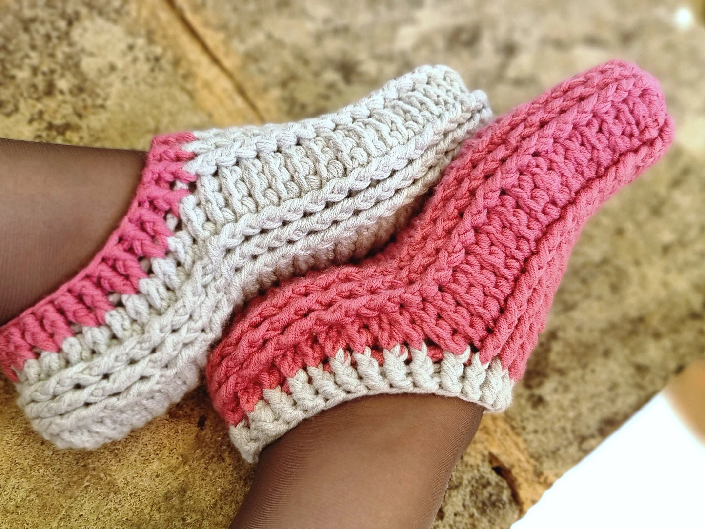 Crochet Slippers PDF Pattern – All Sizes