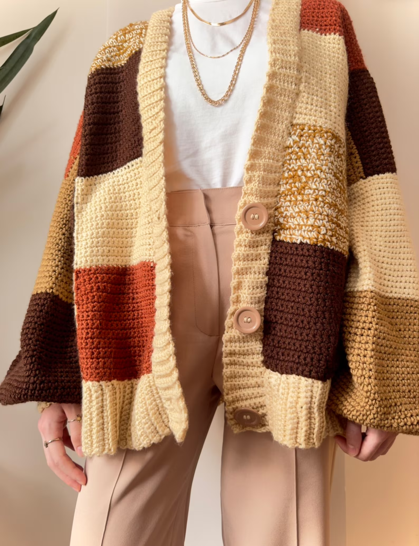 Patchwork Cardigan Crochet Pattern
