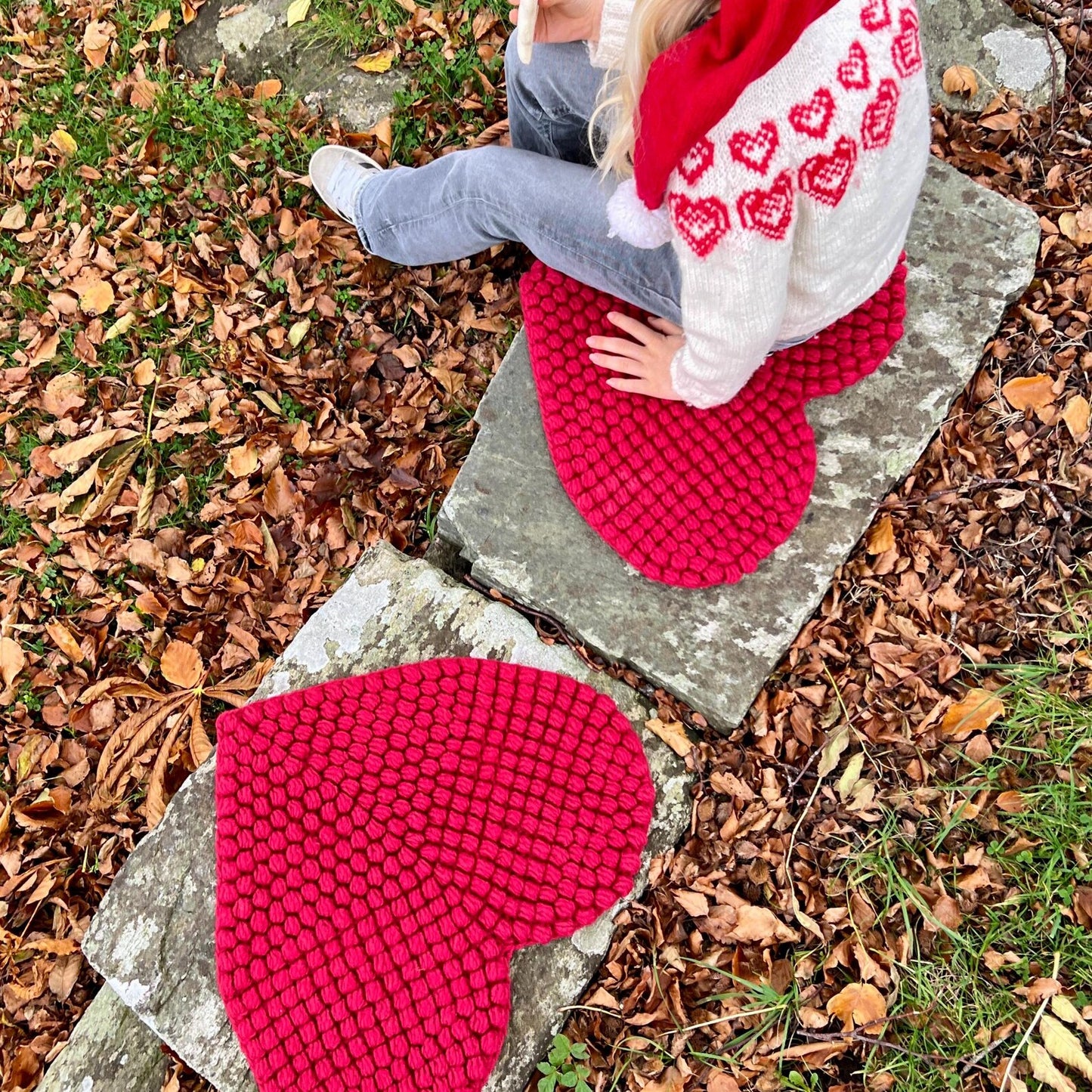 Heart Seat Pad Crochet Pattern