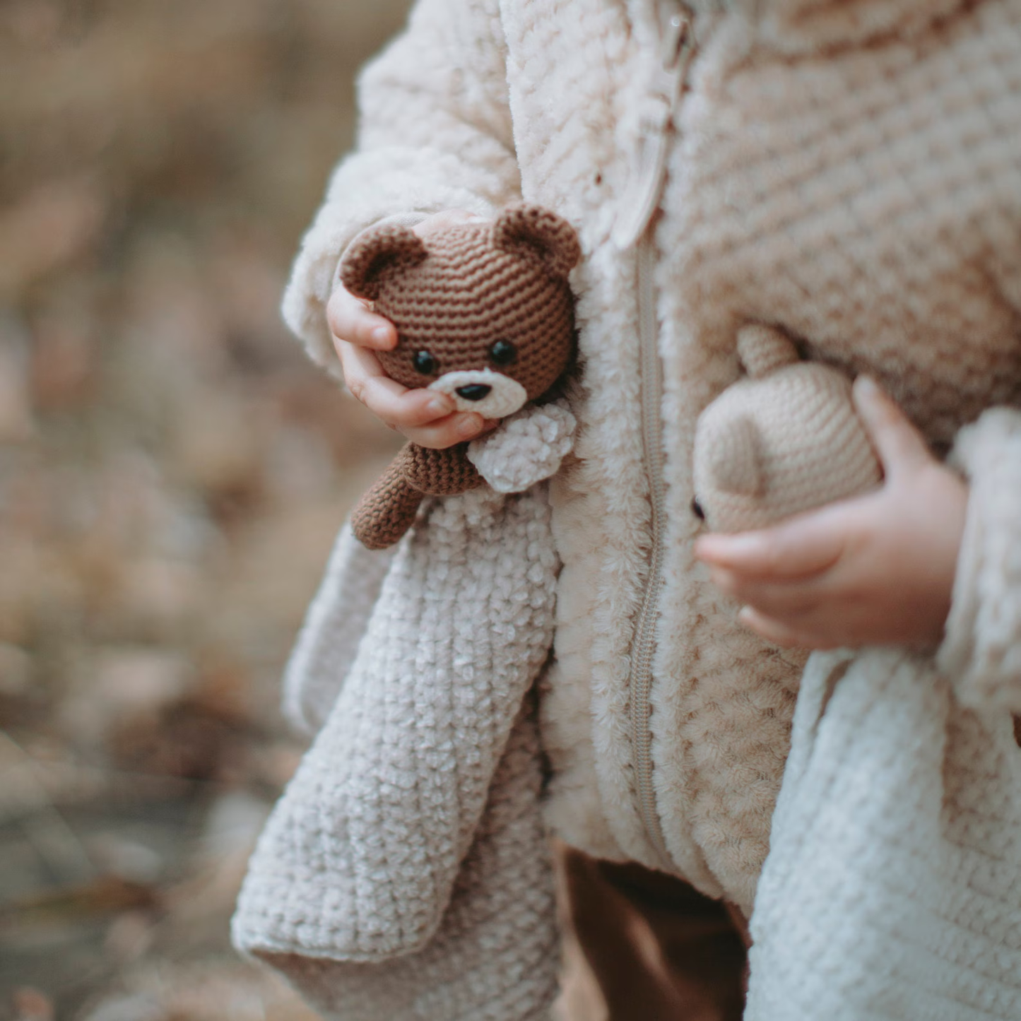 Teddy Bear Security Blanket Comforter - PDF Crochet Pattern
