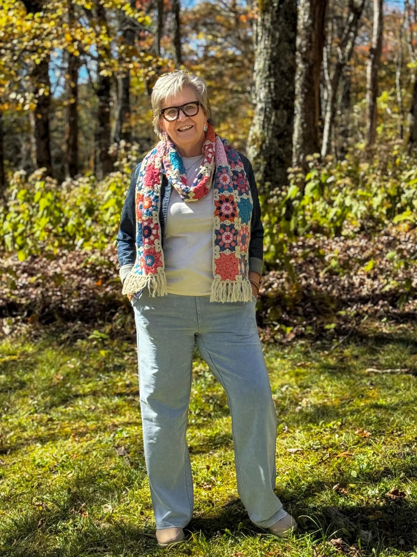 Sapphire Scarf – Textured Chic Scarf (PDF + Video) Crochet Pattern