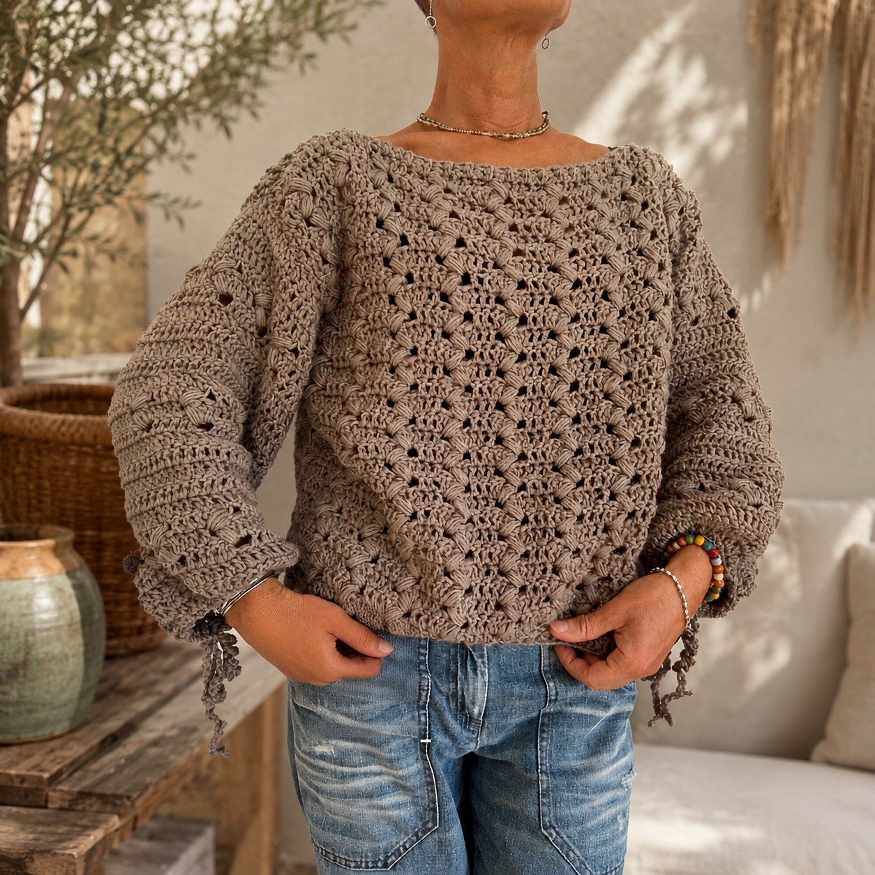 Puffy Sweater Crochet Pattern