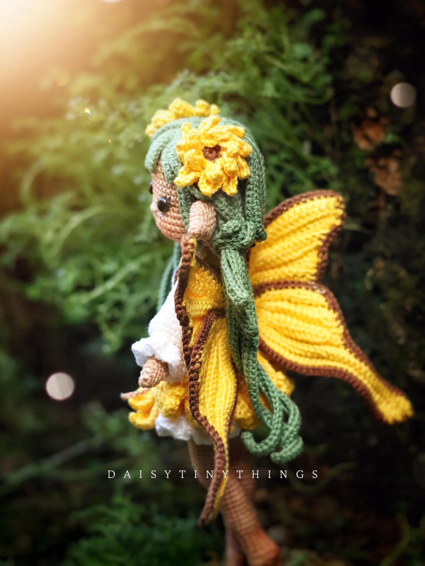 Amigurumi Doll Sunflower Fairy Crochet Pattern