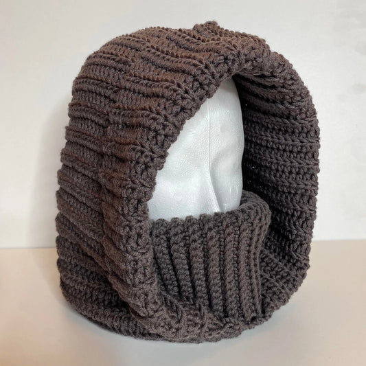 Crochet Balaclava Turtleneck Hoodie Pattern