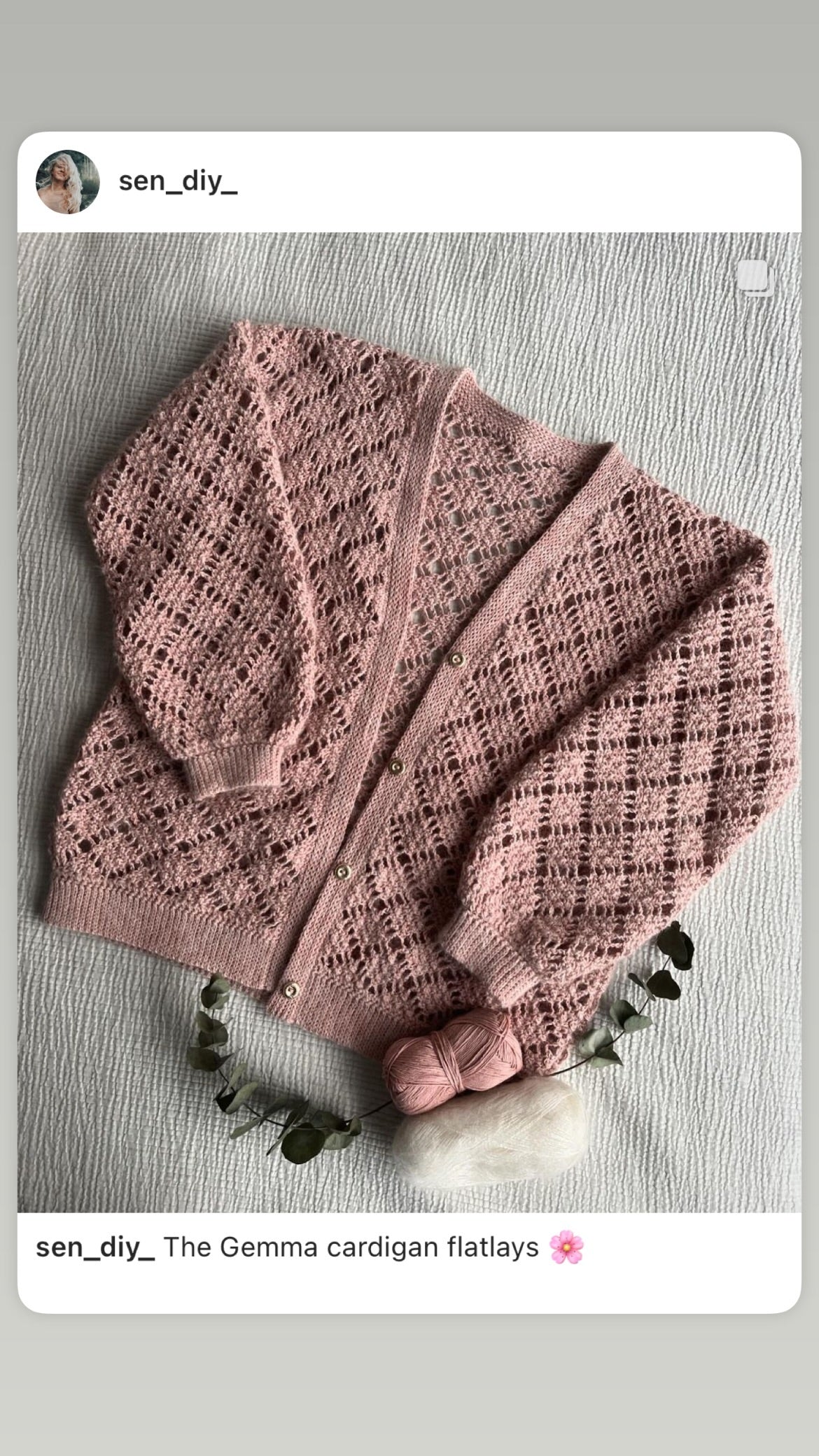 Gemma Cardigan Crochet Pattern