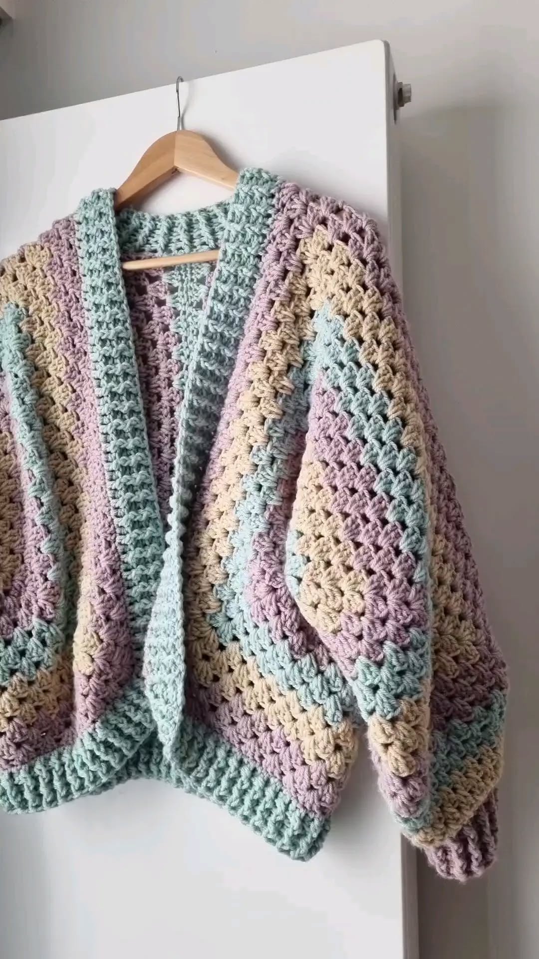 Cardigan Hexagon Crochet Pattern