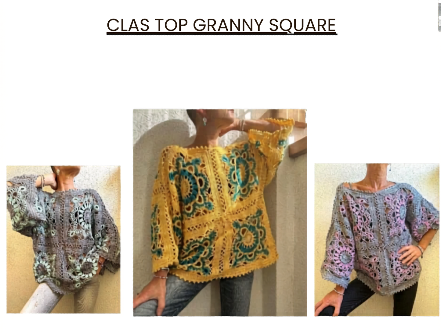 Clas Top - Crochet Pattern