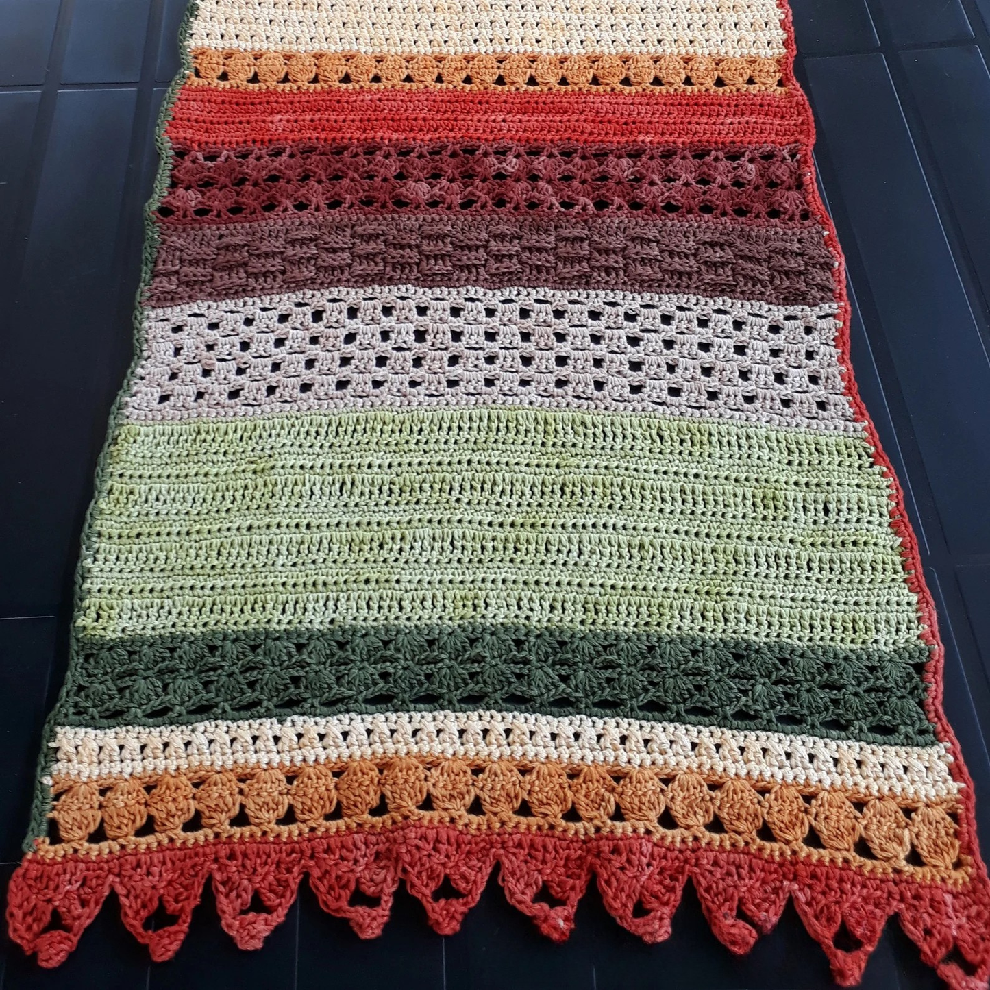 🍂 Autumn Falls Wrap — A Cozy Cascade of Color