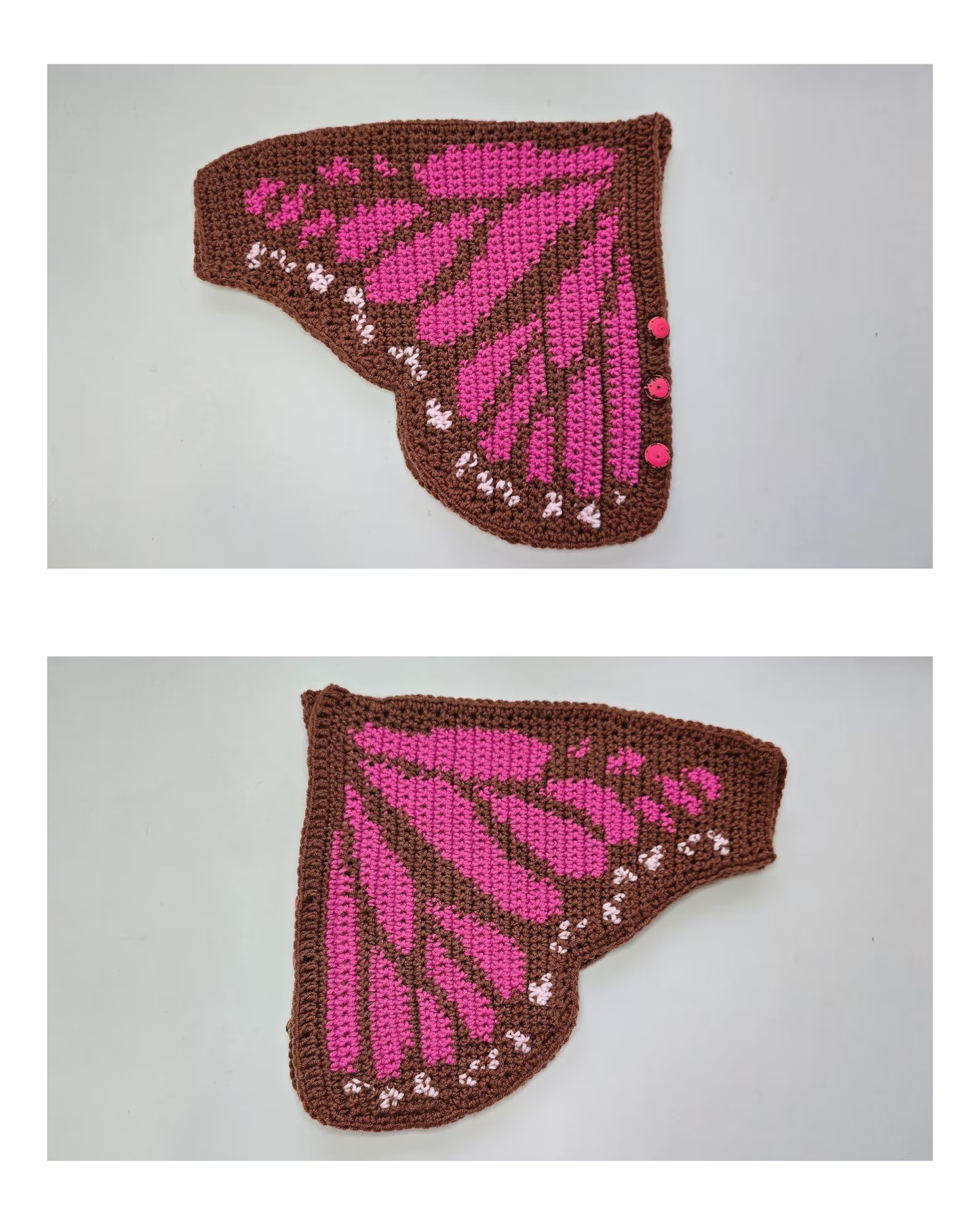 Butterfly Cardigan: Tapestry Chart, Newborn to 14 Years Crochet Pattern