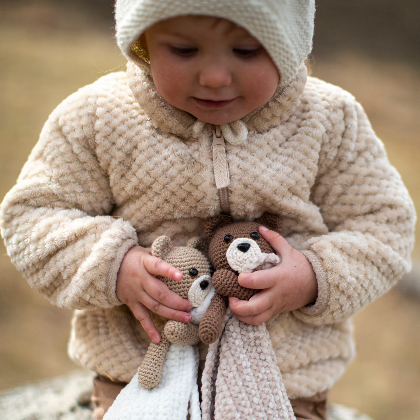 Teddy Bear Security Blanket Comforter - PDF Crochet Pattern