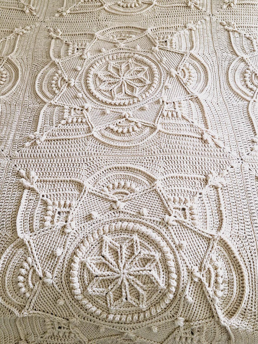 Stellar Bloom Crochet Blanket Pattern