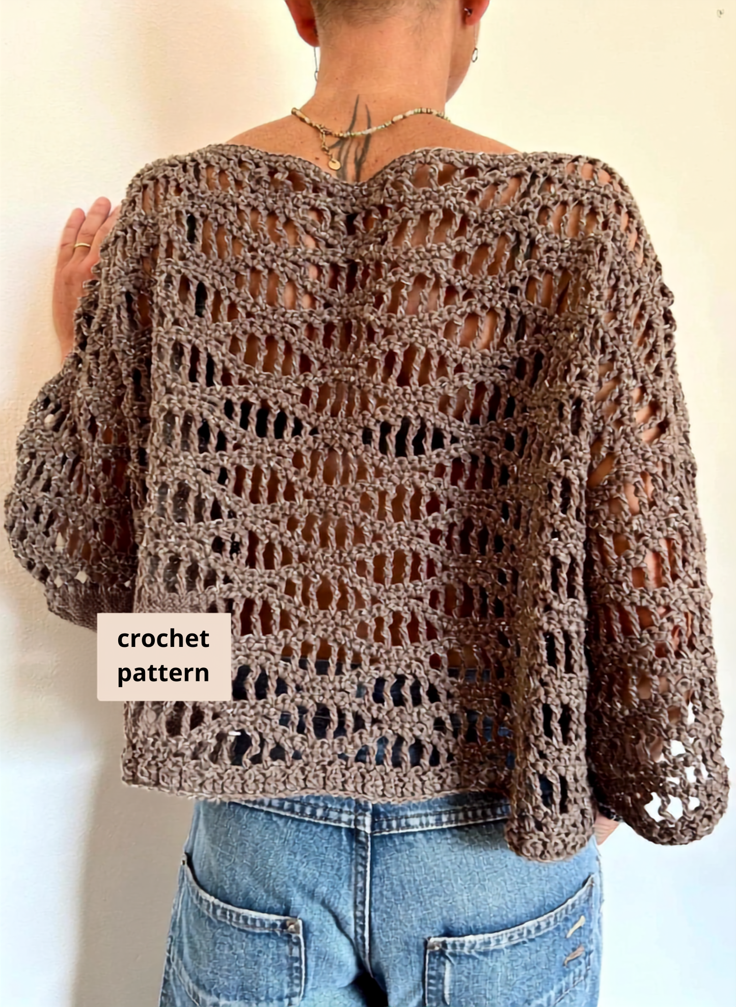 Dune Mesh Top Crochet Pattern PDF with Step-by-Step Video Tutorials