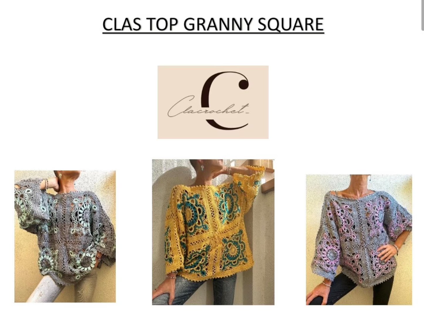 Clas Top - Crochet Pattern