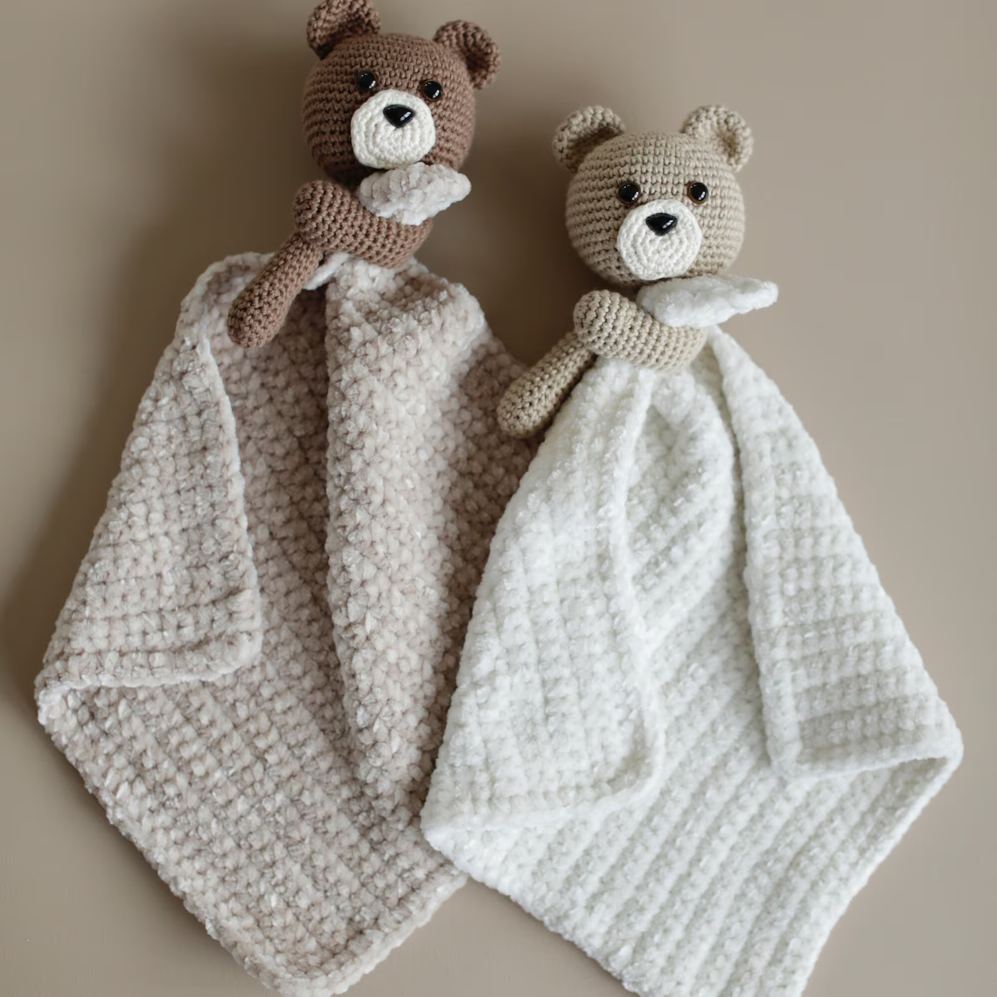 Teddy Bear Security Blanket Comforter - PDF Crochet Pattern